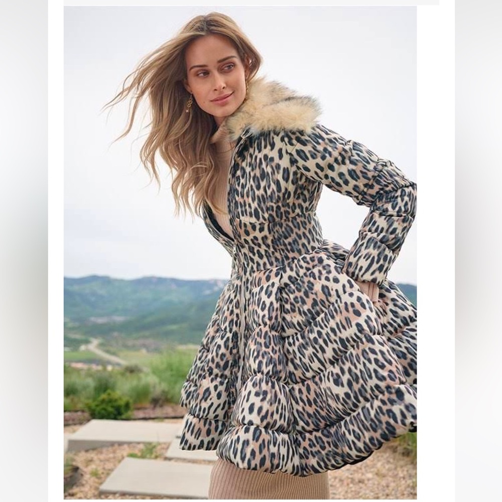 Venus Peplum Puffer Jacket